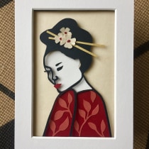 Geisha. Paper Craft project by jesika - 04.06.2020