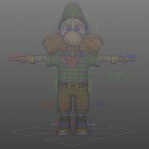 Proyecto del curso: Introducción al rigging para animación. Un proyecto de Rigging de Max Ponce Esparza - 08.04.2020