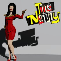 Proyecto Low Poly The Nanny. Un projet de 3D, Conception de personnages , et Modélisation 3D de Gabriel Jimenez Fernandez - 12.04.2020