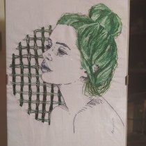 My project in Creation of Embroidered Portraits course. Um projeto de Criatividade, Bordado e Desenho artístico de Ilaria Tarquini - 23.04.2020