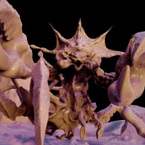 Escultura digital de criaturas fantásticas con ZBrush: Kraken. 3D, Sculpture, and 3D Modeling project by Alan Morales Garcia - 04.29.2020