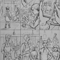 Mi Proyecto del curso: El cómic de superhéroes: narrativa y realización gráfica. Desenho a lápis projeto de elviraseco - 30.04.2020