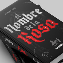 Diseño de portada de libro : El Nombre de la Rosa. Lettering, Digital Lettering, H, and Lettering project by Javier Piñol - 04.01.2020
