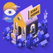 Stay Home. Illustration, and Concept Art project by jjarzate84 - 05.05.2020