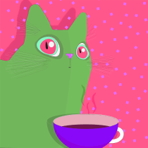 ¿Natasha, es té lo que estás bebiendo?. Un proyecto de Dibujo digital de Alma Laura Hernández Mendoza - 06.05.2020