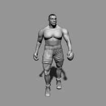 Meu projeto do curso: Modelagem realista com o ZBrush - Mike Tyson. Un proyecto de 3D de Jonatas Almeida - 07.05.2020