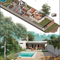 Casa Zanjon: Vivienda Unifamiliar. Un proyecto de Arquitectura de Ariel Diví - 25.04.2020
