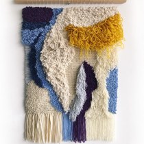 Mi primer tapiz: latch hooking y locker hooking. Un proyecto de Tejido de Mara Gutiérrez - 15.05.2020