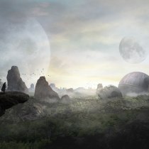Star Wars; Matte Painting. Photograph, and Post-production project by benjaminvb - 05.16.2020