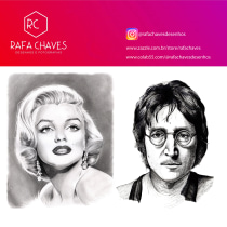 Rafa Chaves - Desenhos e Fotografias. Comunicação projeto de Rafael Chaves Ricardo - 24.05.2020
