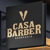 Meu projeto do curso: Design de marcas com retícula - Casa Barber. Graphic Design project by Matheus Ramos - 05.30.2020