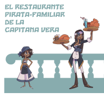 Mi Proyecto del curso - Introducción al diseño de personajes para animación y videojuegos: Restaurante Pirata. Um projeto de Design de personagens de Asier Astorga Casado - 31.05.2020