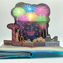 Coney Island Day Trip A Pop-up Book. Traditional illustration, and Paper Craft project by Erin Mathewson - 06.01.2020