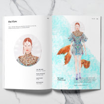Mi Proyecto del curso: Ilustración de moda: Alexander Mcqueen y el mar. Un proyecto de Diseño de moda e Ilustración digital de Helena Domínguez - 02.06.2020