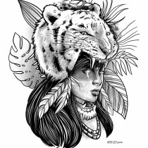Mi Proyecto del curso: Diseño e ilustración digital de tatuajes con Procreate. Un proyecto de Bellas Artes de Alex Araiza - 14.06.2020