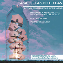 Flyer Casa de la Botellas  . Un proyecto de 3D y Arquitectura de caroerriquenz - 14.07.2020