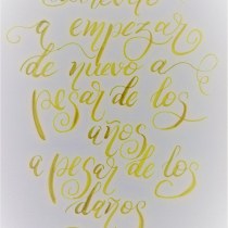 Mi Proyecto del curso: Principios de la caligrafía con brush pen. Un proyecto de Lettering de Valentina Quezada Agüero - 20.07.2020