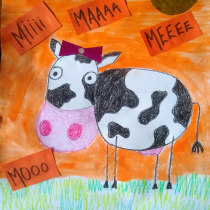 Mi Proyecto del curso: La vaca que no podía decir ni MUUUUU Ein Projekt aus dem Bereich Schrift von Mariel Rodriguez - 23.07.2020