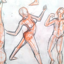 Mi Proyecto del curso: Dibujo anatómico para principiantes. Un proyecto de Dibujo anatómico de Minne Cámara - 23.07.2020