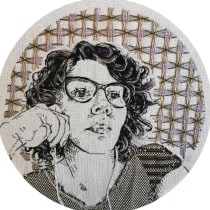 Mi Proyecto del curso: Creación de retratos bordados. Un proyecto de Bordado de Nelly Tobón - 13.08.2020