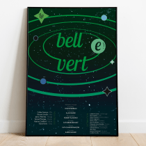 La Belle Verte: cartel tipografico para el curso de BlueTypo. Design gráfico, Tipografia, e Design de cartaz projeto de EASdesign - 25.07.2020