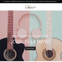 La purepecha, tienda de guitarras artesanales. E-commerce projeto de Maria Cervantes - 30.08.2020
