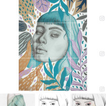 My project in Creating an Illustration Portfolio on Instagram course Ein Projekt aus dem Bereich Traditionelle Illustration, Digitale Illustration und Porträtillustration von Eleonora Parisi - 01.09.2020