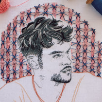 Mi Proyecto del curso: Creación de retratos bordados. Embroider project by Sabrina Bortoloso - 08.23.2020