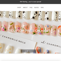 Oh Chamomile Nails: My press-on nails bussines . Design gráfico, e Web Design projeto de Michelle A Quiroz Ramirez - 03.08.2020