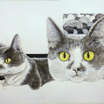 Projeto Gato. Drawing project by andreziculas - 09.11.2020