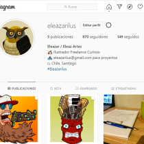 Mi Proyecto del curso: Creación de un porfolio de ilustración en Instagram Ein Projekt aus dem Bereich Traditionelle Illustration von Eleazar Castro - 14.09.2020