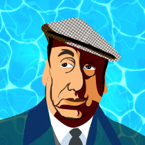 Pablo Neruda. Un proyecto de Ilustración digital de Francisco Bonett - 13.09.2020