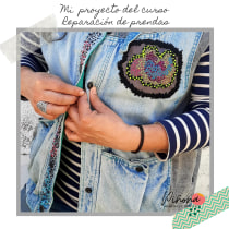 Mi Proyecto del curso: Bordado: reparación de prendas. Fashion Design, and Embroider project by Loreto Benavides - 10.13.2020