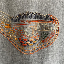 My project in Embroidery: Clothing Repair course. Un progetto di Ricamo di Gintautė Riabovaitė - 23.10.2020