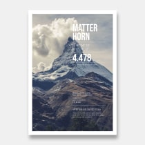 Matterhorn. Graphic Design, T, and pograph project by Berta Mora Die - 11.22.2016