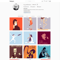 Mi Proyecto del curso: Creación de un porfolio de ilustración en Instagram. Un proyecto de Ilustración vectorial de Pedro Meca - 28.10.2020