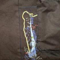 Repairing a jacket with a long tear. Embroider, and Sewing project by Faith Jones - 12.04.2020