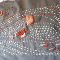 My project in Embroidery: Clothing Repair course. Embroider project by Genny Landreville - 12.08.2020