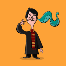 My project: Harry Potter Squad. Um projeto de Ilustração e Design de personagens de Ana Elisa Canarim Cordeiro - 09.12.2020