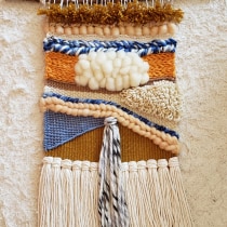 Meu projeto do curso: Introdução à tapeçaria em tear manual. Un proyecto de Artesanía de Veronica Stocchi Marinho - 20.12.2020
