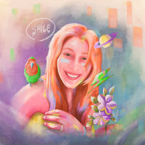 Mi Proyecto del curso: Smile. Un proyecto de Ilustración digital de Enrique Ortiz de Aller - 26.12.2020