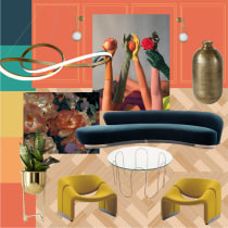 Mi Proyecto del curso: Color aplicado al diseño de interiores. Collage project by Daniela Garcia - 12.27.2020