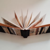 My first prototype I am delighted to have discovered this course with Susana. It is very enriching for my work with artists' books.. Bookbinding project by KR - 01.03.2021