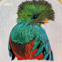 Mi Proyecto del curso: Pintar con hilo: técnicas de ilustración textil. Arts, Crafts, Creativit, and Embroider project by Gabriela Blanco - 01.14.2021