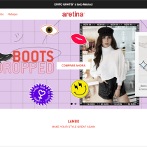 Mi Proyecto del curso: Creación de una tienda online con Shopify. Um projeto de Web design de Aretina - 17.12.2020