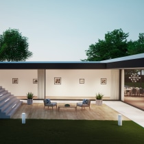 Mi Proyecto del curso: Render arquitectónico de exteriores con V-Ray. 3D Design project by rebeca palacios - 01.29.2021