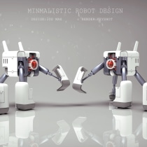 Minimalistic Robot Design. Un proyecto de Arquitectura de shiva J - 30.01.2021