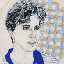 Mi Proyecto del curso: Creación de retratos bordados. Embroider project by Helen Martínez - 02.03.2021
