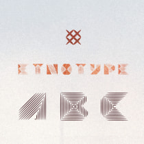 Etnotype -  inspirado na arte indígena. Un proyecto de Tipografía de Vini Santos - 03.02.2021
