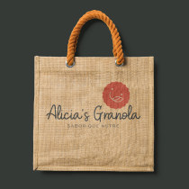 Alicia’s Granola. Un progetto di Design, Br, ing, Br, identit, Graphic design e Design di loghi di Alan Sosa - 08.02.2021
